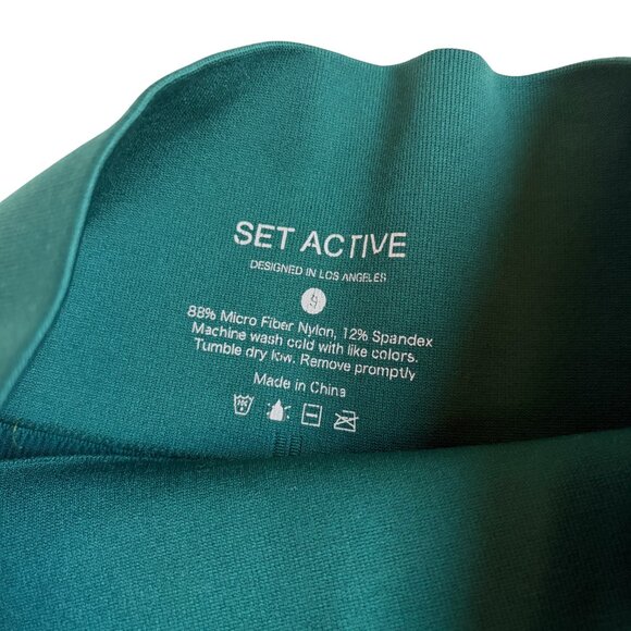 SET Active Sculptflex Bike Shorts (Mojito ?) - Size Small - Picture 2 of 9